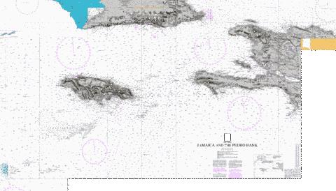 Jamaica and the Pedro Bank Marine Chart - Nautical Charts App