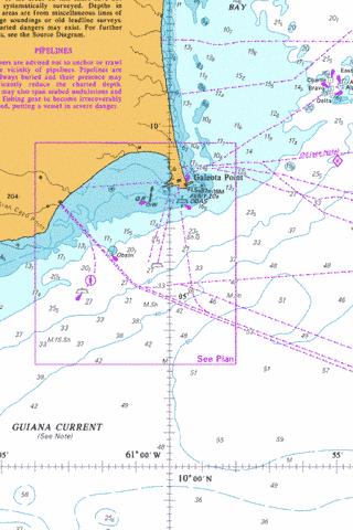 Galeota Point Marine Chart - Nautical Charts App