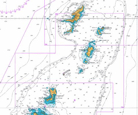 Bequia to Canouan Marine Chart - Nautical Charts App