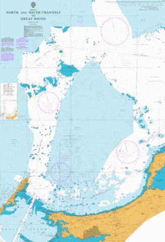 North and South Channels to Great Sound Marine Chart - Nautical Charts App