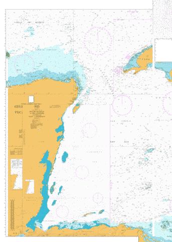 Gulf of Honduras and Yucatan Channel Marine Chart - Nautical Charts App