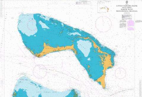 Little Bahama Bank including North West Providence Channel Marine Chart - Nautical Charts App