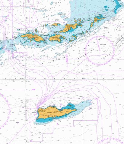 VIRGIN ISLANDS VIRGIN GORDA TO ST THOMAS AND ST CROIX Marine Chart - Nautical Charts App