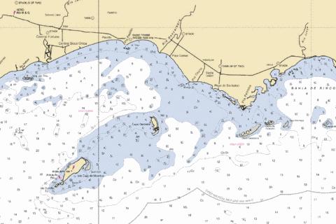 PUNTA PETRONA TO ISLA CAJA DE MUERTOS Marine Chart - Nautical Charts App