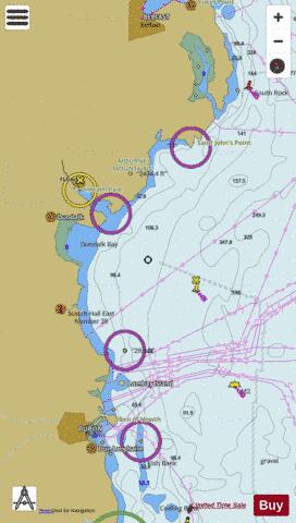 Ireland - East Coast - Ben Head to Ringmore Pt. Marine Chart - Nautical Charts App