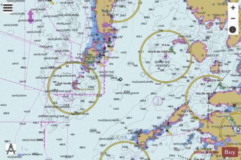 Scotland - West Coast - Barra Head to Hawes Bank Marine Chart - Nautical Charts App