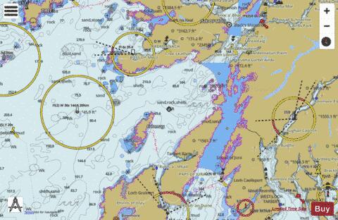 Scotland - West Coast Approaches to the Firth of Lorn Marine Chart - Nautical Charts App