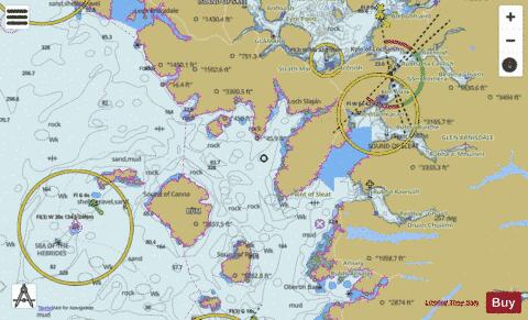 Scotland - West Coast - Mallaig to Canna Harbour Marine Chart - Nautical Charts App