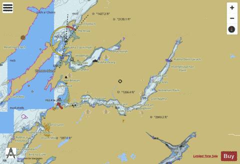Scotland - West Coast - Loch Etive and Approaches Marine Chart - Nautical Charts App