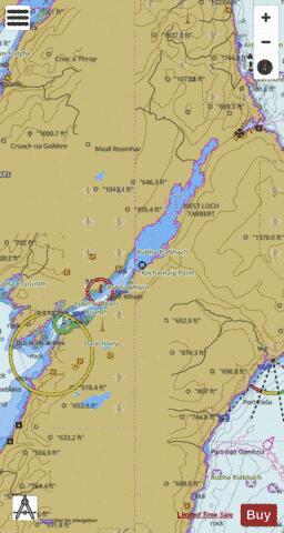 West Loch Tarbert Marine Chart - Nautical Charts App
