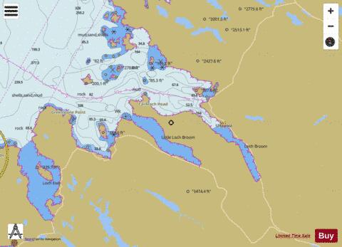 Scotland West Coast - Approaches to Ullapool Marine Chart - Nautical Charts App