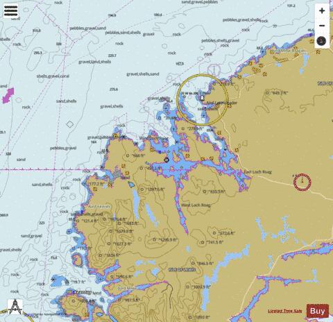 Scotland - West Coast - Ard More Mangersta to Tiumpan including Loch Roag and Little Loch Roag Marine Chart - Nautical Charts App