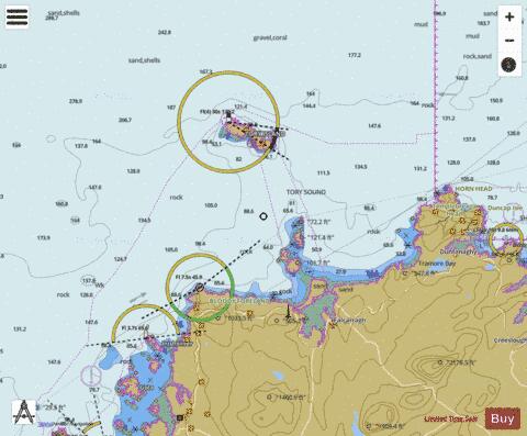 Ireland - North Coast - Bloody Foreland to Horn Head including Tory Island Marine Chart - Nautical Charts App