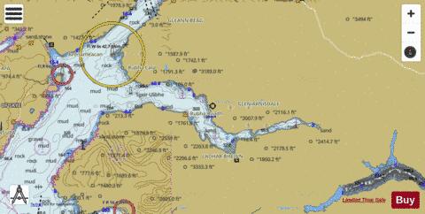 Scotland - West Coast - Loch Hourn Marine Chart - Nautical Charts App