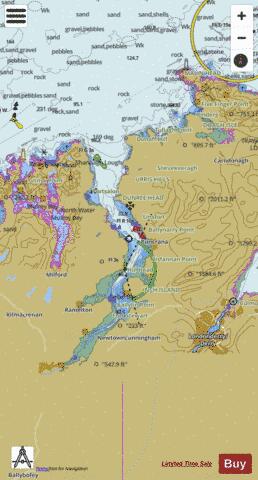 Republic of Ireland - North Coast - Lough Swilly Marine Chart - Nautical Charts App