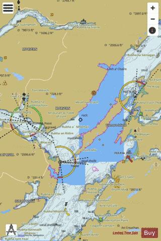 Scotland - West Coast - Loch Linnhe - Southern Part Marine Chart - Nautical Charts App
