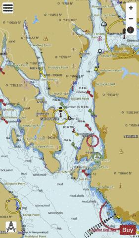 Scotland - West Coast - Firth of Clyde - Little Cumbrae Island to Inverkip Marine Chart - Nautical Charts App