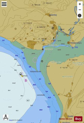 West Coast - Approaches to Porthmadog Marine Chart - Nautical Charts App