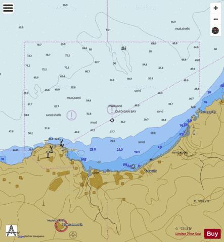 Wales - West Coast - Aberporth Marine Chart - Nautical Charts App