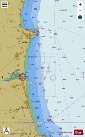 Ireland - East Coast - Approaches to the River Boyne Marine Chart - Nautical Charts App