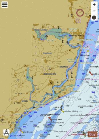 Rivers Ore and Alde Marine Chart - Nautical Charts App