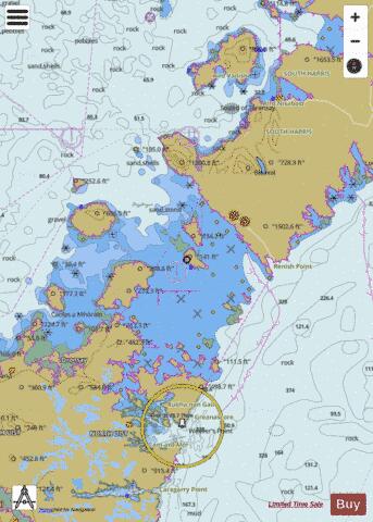 Scotland - West Coast - Outer Hebrides - Sound of Harris Marine Chart - Nautical Charts App