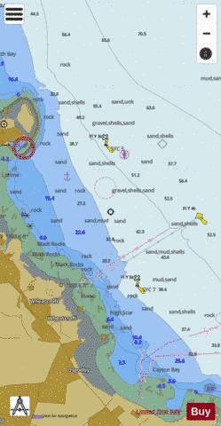 Scarborough Bay East Part Marine Chart - Nautical Charts App