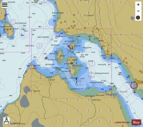 ENC CELL - Scotland - West Coast - Burnt Islands Marine Chart - Nautical Charts App