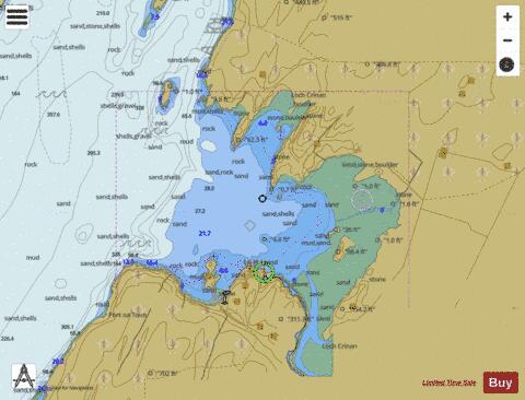 Loch Crinan Marine Chart - Nautical Charts App
