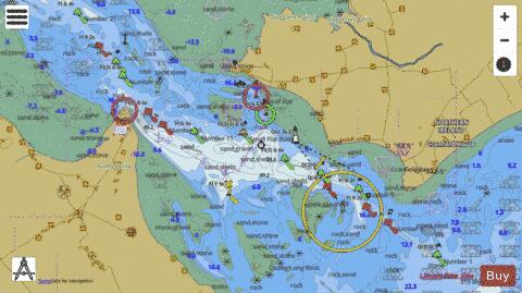 Northern Ireland - Entrance to Carlingford Lough Marine Chart - Nautical Charts App