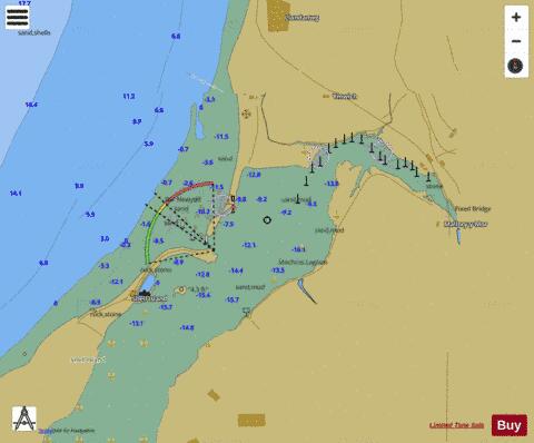 ENC CELL - Wales - West Coast - Mochras Lagoon Marine Chart - Nautical Charts App