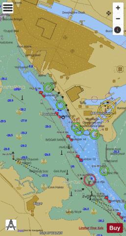 "Deep Water Berth and Ramsden Dock Entrance_x000D_ Marine Chart - Nautical Charts App