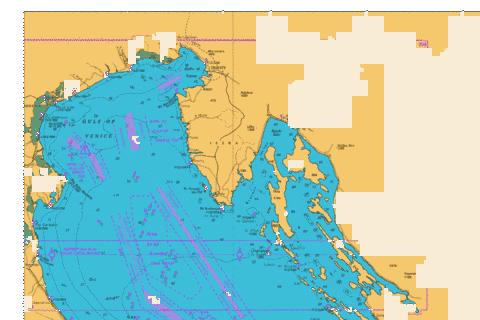 Sedmovrace to Trieste and Ravenna to Venezia Marine Chart - Nautical Charts App