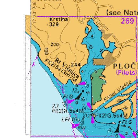 C  Ploce Marine Chart - Nautical Charts App