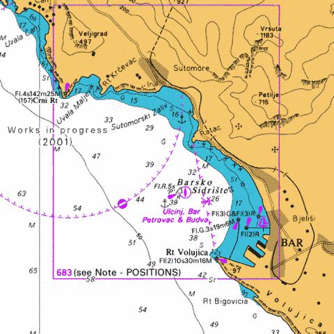 Bar Marine Chart - Nautical Charts App
