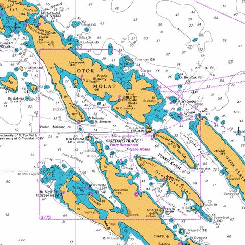 E  Sedmovrace Marine Chart - Nautical Charts App