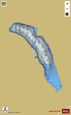 Dan ( Lough ) depth contour Map - i-Boating App