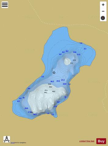 Ui Fhiannachta ( Loch ) depth contour Map - i-Boating App