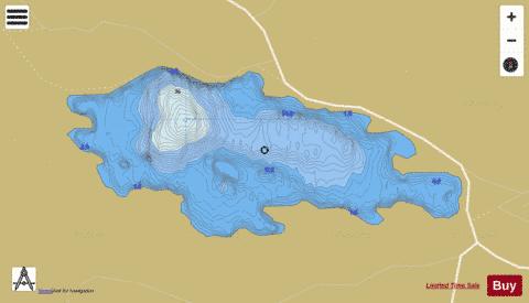 Meelagh ( Lough ) depth contour Map - i-Boating App