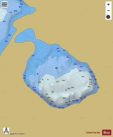 Corryloughaphuil Lough depth contour Map - i-Boating App