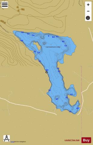 Carrowmore Lake depth contour Map - i-Boating App
