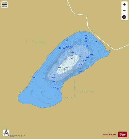 Gort Lough depth contour Map - i-Boating App