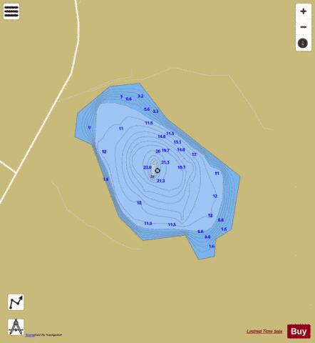Loch Hosta depth contour Map - i-Boating App