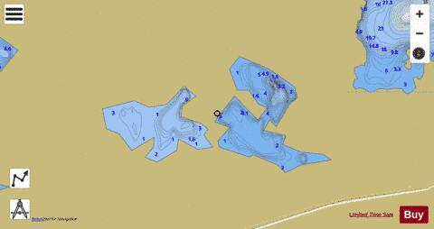 Loch Garbh Abhuinn depth contour Map - i-Boating App