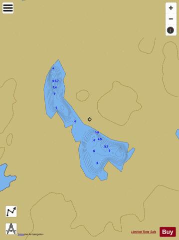Loch Dhomhnuill Bhig depth contour Map - i-Boating App