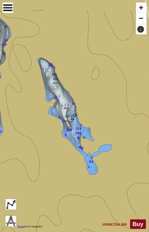 Loch Grunavat depth contour Map - i-Boating App