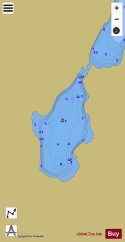 Loch Bruadale depth contour Map - i-Boating App