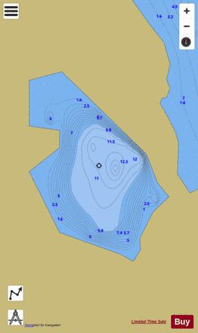 Loch Fyntalloch (Bladenoch Basin) depth contour Map - i-Boating App
