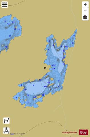 Mochrum Loch depth contour Map - i-Boating App