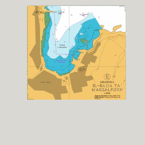 E Il-Bajja Ta' Marsalforn Marine Chart - Nautical Charts App